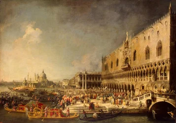 De ontvangst van de Franse ambassadeur (Hermitage)